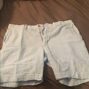 Vineyard Vines searsucker 7” club shorts